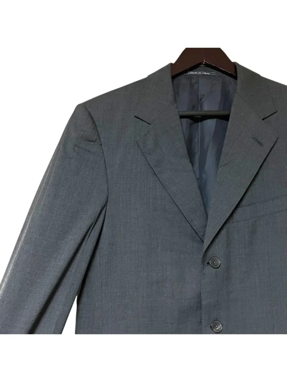 Gucci Single Tailored Jacket Trousers Pants Suit Set Gray